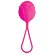 Розовый вагинальный шарик с петелькой для извлечения