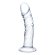 Стеклянный фаллоимитатор из стекла 7’’ Curved Realistic Glass Dildo With Veins - 15,9 см.